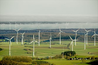 Wind turbines near Thulen
