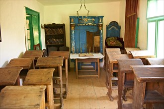 18th century Jewish school room in the Casa Evreiasca