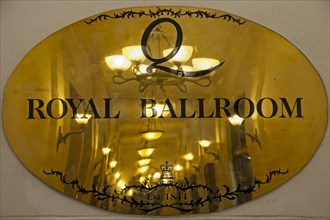 Sign 'Royal Ballroom'