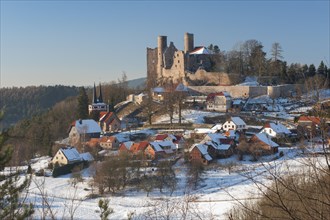 Burg Hanstein castle ruins at Eichsfeld
