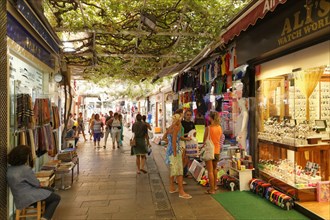 Shopping street in the old town