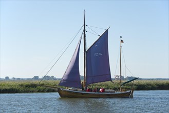 Zeesen boat on the Zingster Strom