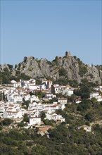 The White Town of Gaucin below a Moorish fort