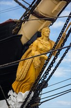 Figurehead of the historic frigate Jylland