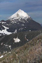 Lugauer mountain seen from Blaseneck Gipfel mountain