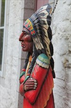 Sculpture of a Native American