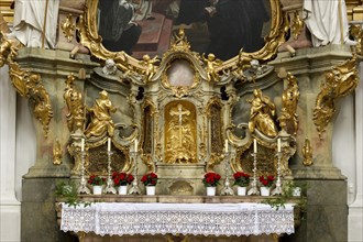 Side altar in the nave