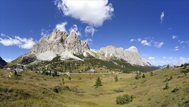 The Dolomites and the Tofane mountain group