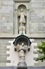 Statues of Johannes Nepomuk and St. Stephen