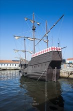 Old schooner in the harbour