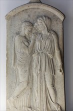 Grave stele of Timarista and Crito