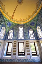 The Ottoman architecture of the Privy Chamber of Sultan Murad III decorated with 16th century Iznik tiles