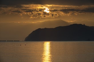 Sunrise over the Tyrrhenian Sea