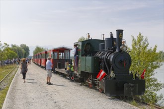 Rheinbahnle Museum Railway at the mouth of the Rhine