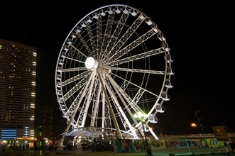 Ferris wheel at night