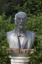 Bust of Giuseppe or Joseph Whitaker at the Villa Malfitano