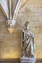 Saint Bernard of Clairvaux statue