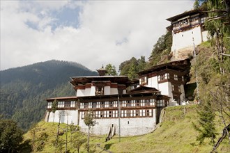 Secluded Buddhist Cheri Goemba Monastery