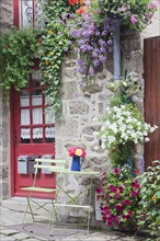 House with flowers