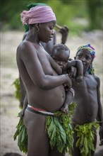 Woman and children of the Koma people