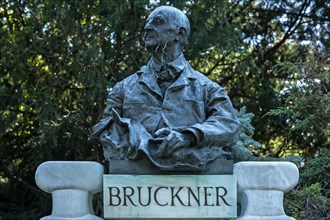 Bust of the composer Anton Bruckner
