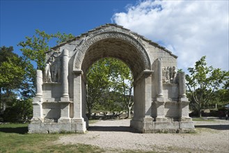 Triumphal arch in the ancient Roman city of Glanum