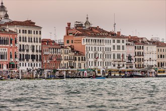 Row of houses at the Riva degli Schiavoni