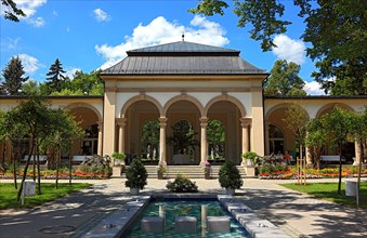 Lobby with columns