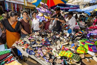 Shoes for sale at Mangaldas Market