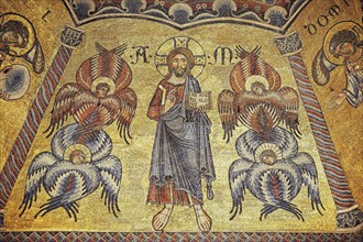 Medieval mosaics on the ceiling of the Baptistry of Florence Cathedral