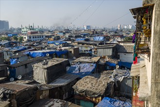 Overlooking Dharavi Slum