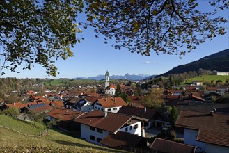 Townscape of Nesselwang