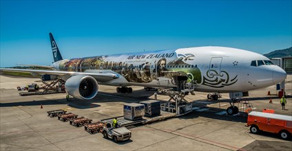 A Hobbit-themed plane from Air New Zealand