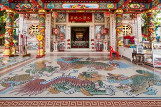 Entrance to the Chinese Sanjao Phuya Temple or Saan Chao Pu Ya Temple