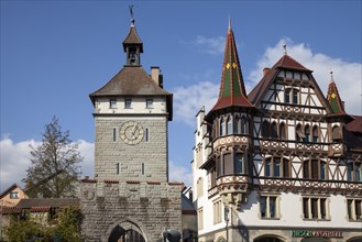 Schnetztor gate and a piece of the city wall