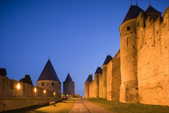 Fortress with watch towers, Carcassonne