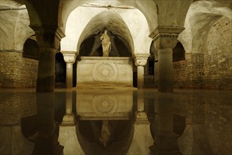 Flooded crypt of San Zaccaria church