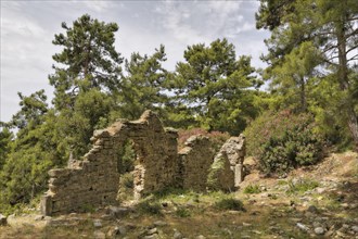 Ruins of the ancient city of Lyrbe or Seleucia