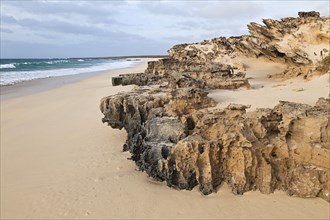Weathered rocks on Varandinha Beach