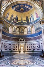 Apse of the choir with mosaics by Jacopo Torriti and Jacopo da Camerino