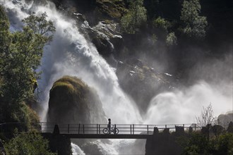 Kleivavossen Waterfall