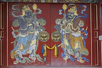 Painting on a gate