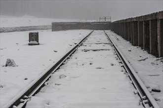 KZ Buchenwald concentration camp in winter