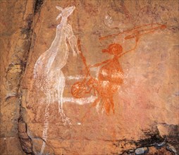 Old rock art of the Aborigines