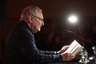 Reading by Uwe Timm at the 'Ganz Ohr' literature festival in the Electoral Palace