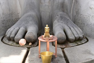 Feet of the Gomateshwara statue