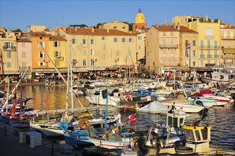Fishing boats in the port of Saint-Tropez