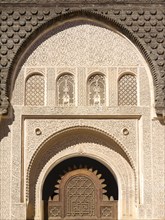 Wall relief in the courtyard