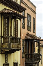 Balconies of houses