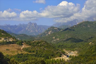 Solenzara Valley and the Aiguilles de Bavella